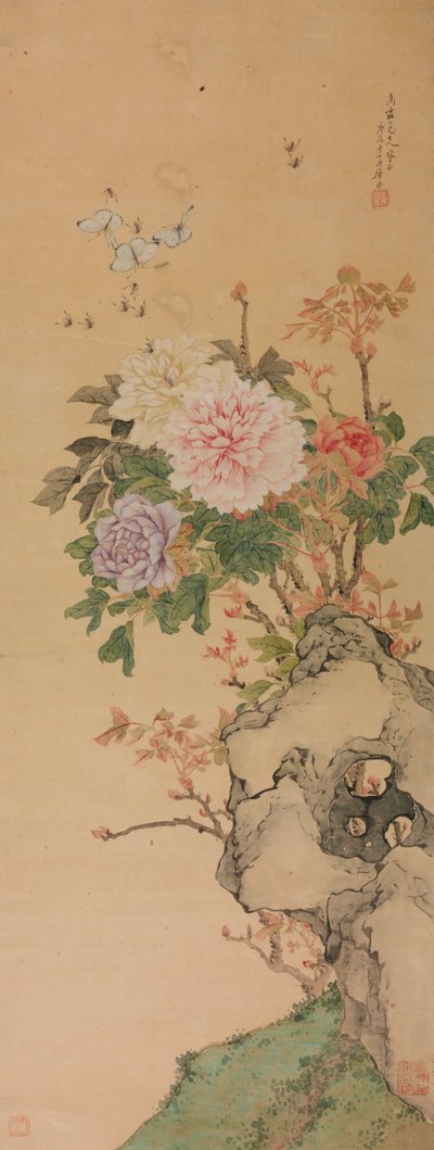 Bazsarózsa és pillangók alkotó: Ju Lian